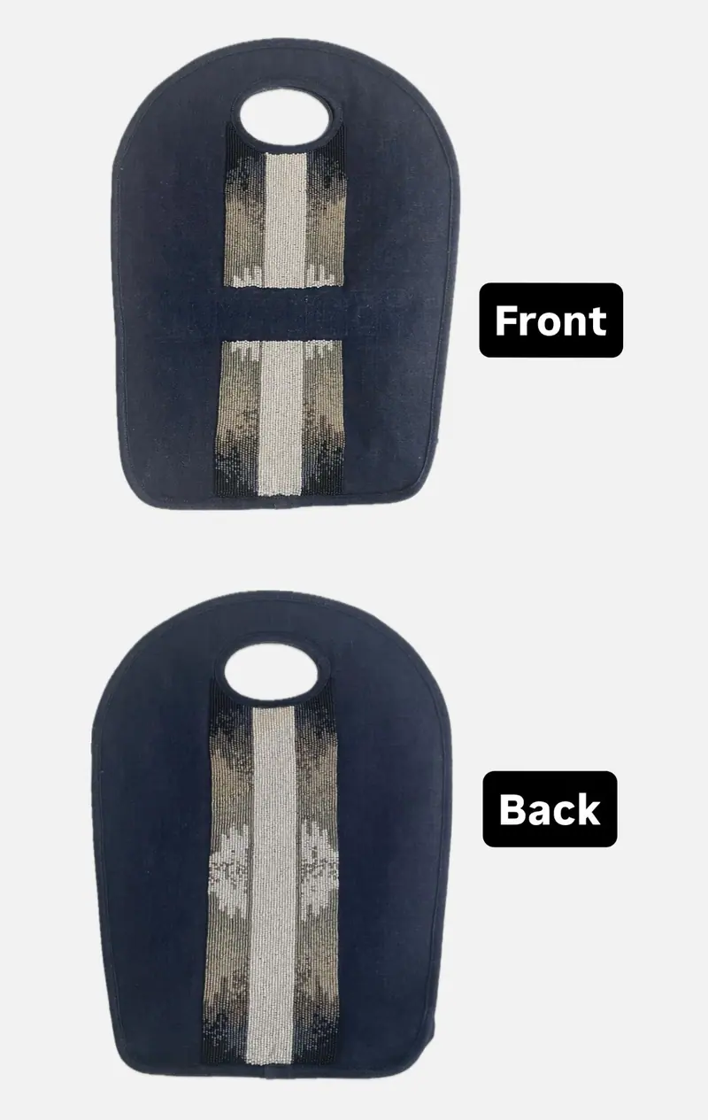 Sample Dk denim stripes Tote