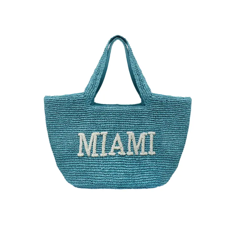 Sample MIAMI raffia Tote