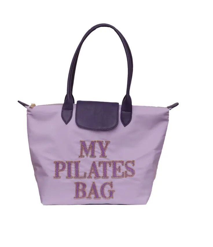 Sample MY PILATES BAG Nylon Tote