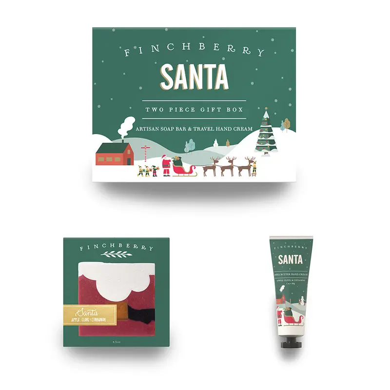 Santa - 2 Piece Holiday Gift Box