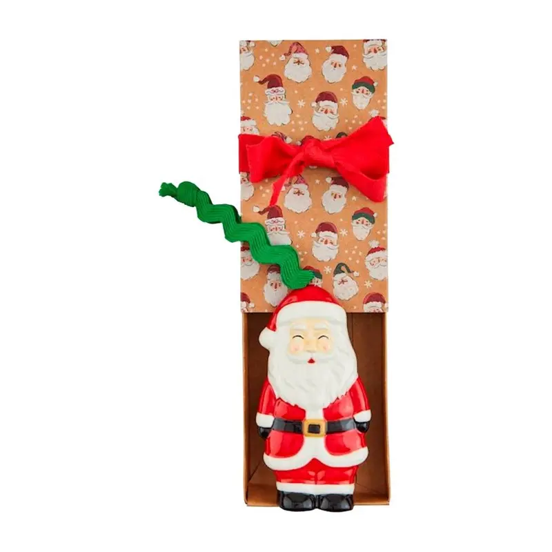 Santa Boxed Ornament by Mudpie
