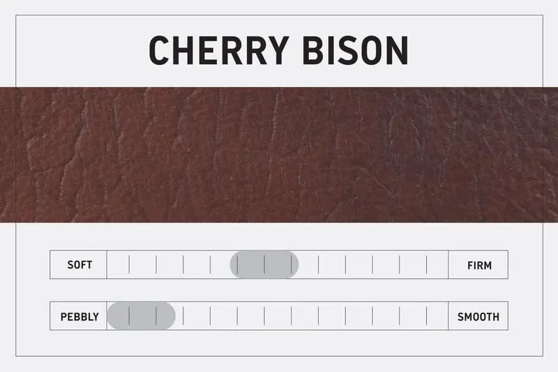 SARAH LEATHER CROSSBODY - LARGE - CHERRY BISON