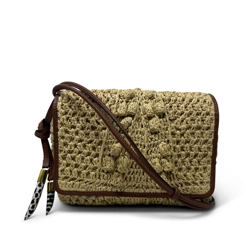 Savannah Shoulder Bag - Aran Raffia