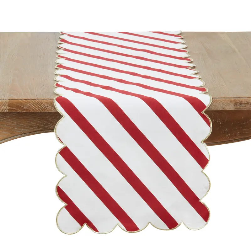 Scalloped Table Runner – Gold