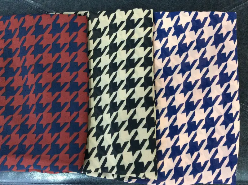 Scarf Round Houndstooth