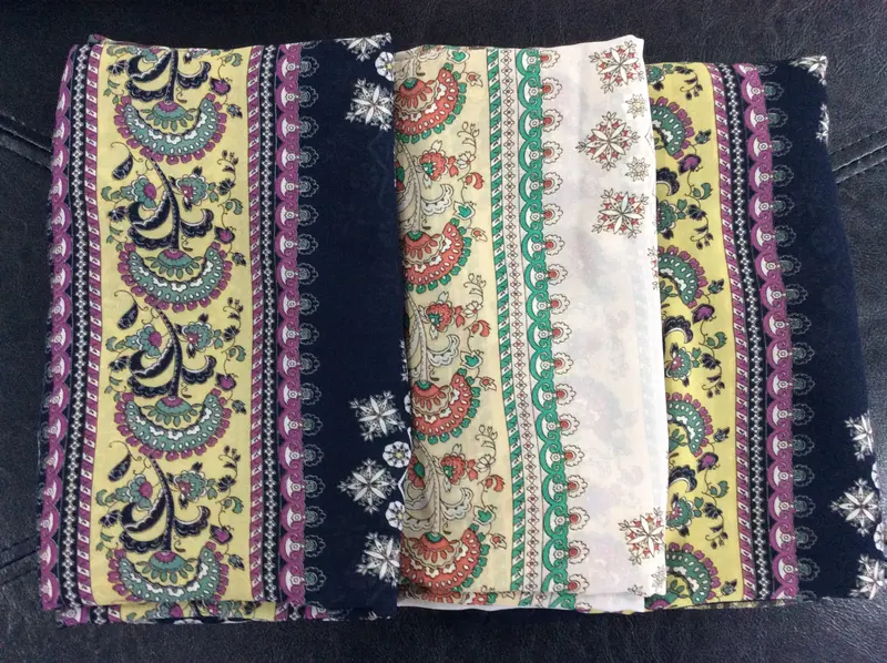 Scarf Square Border Designed