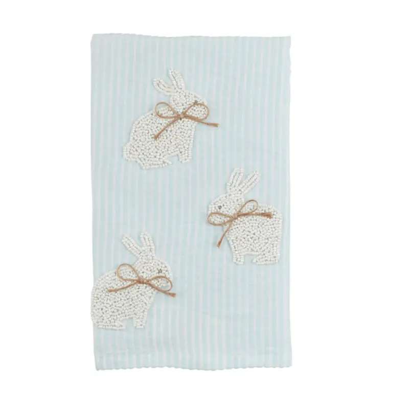 Seersucker Easter Bead Towel by Mud Pie