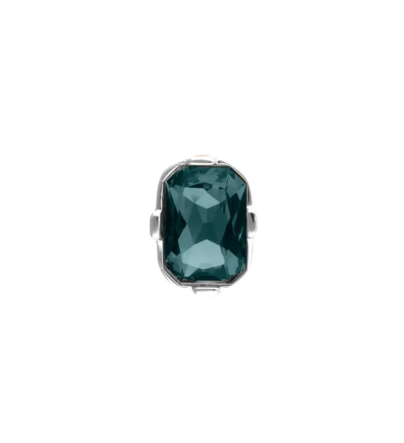 Sense Ring in Silver & Green