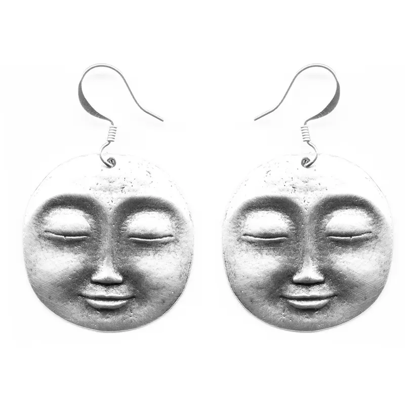 Serene Face Earrings