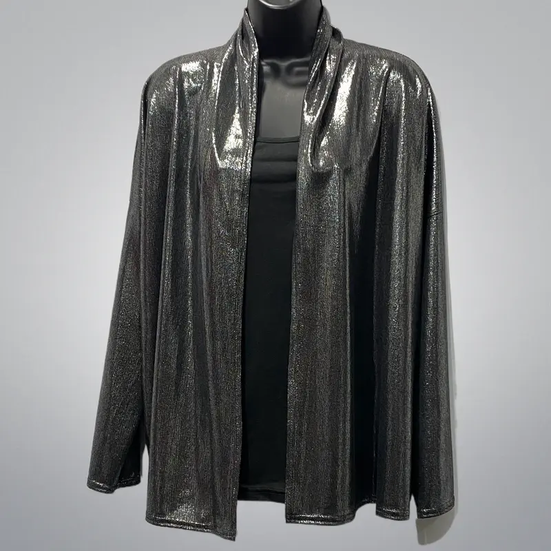 Shimmery Open Jacket