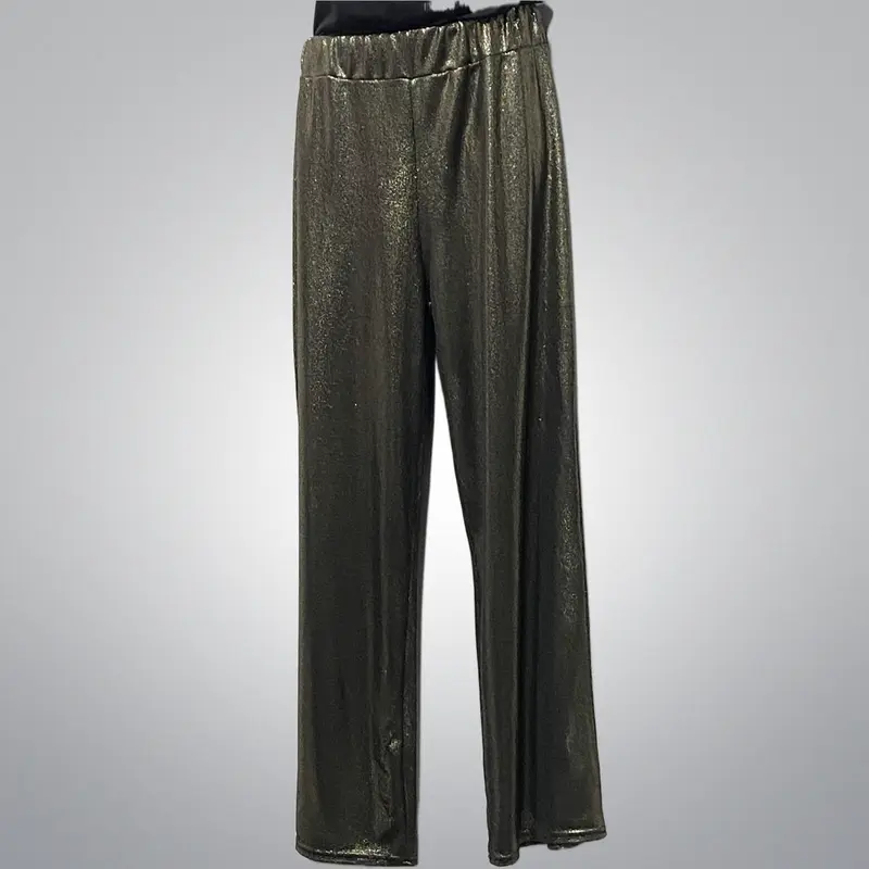 Shimmery Wide Leg Pants