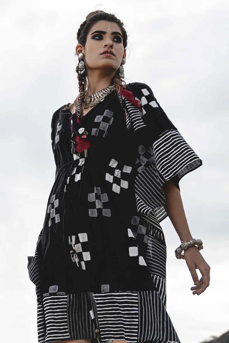 Short Kaftan Dress