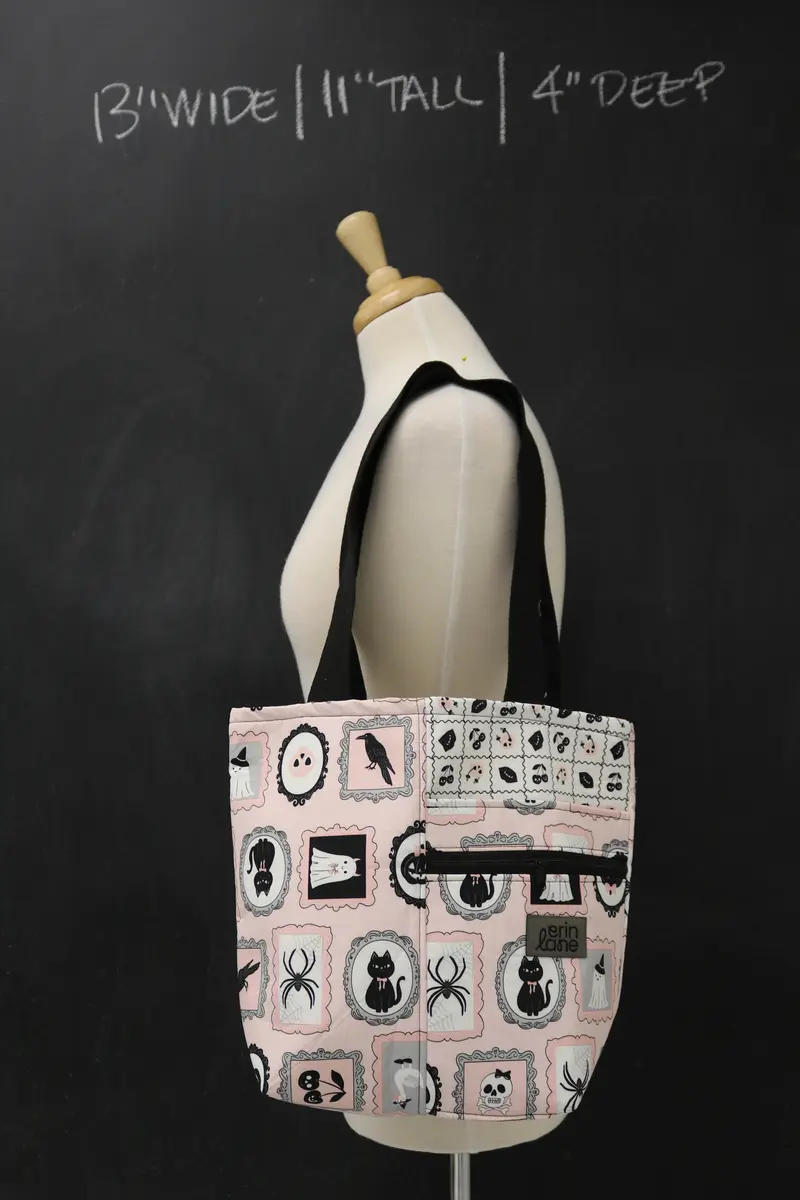 Side Kick Tote Bag in Gothic Dollhouse