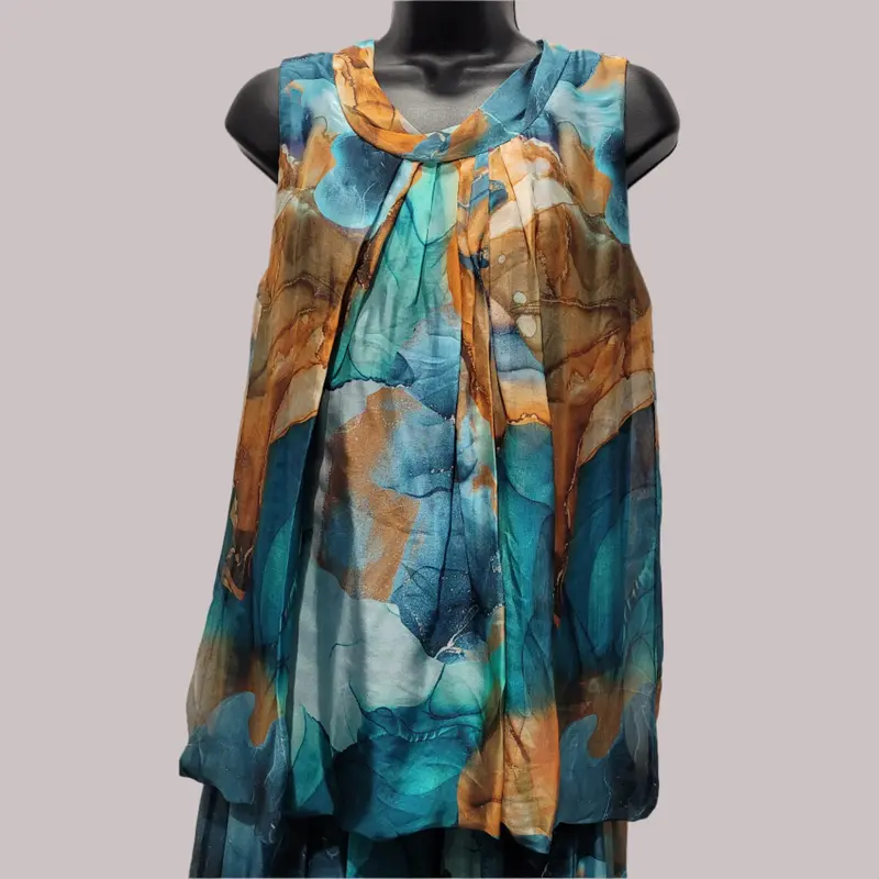 Silk Tank Top Fully Lined