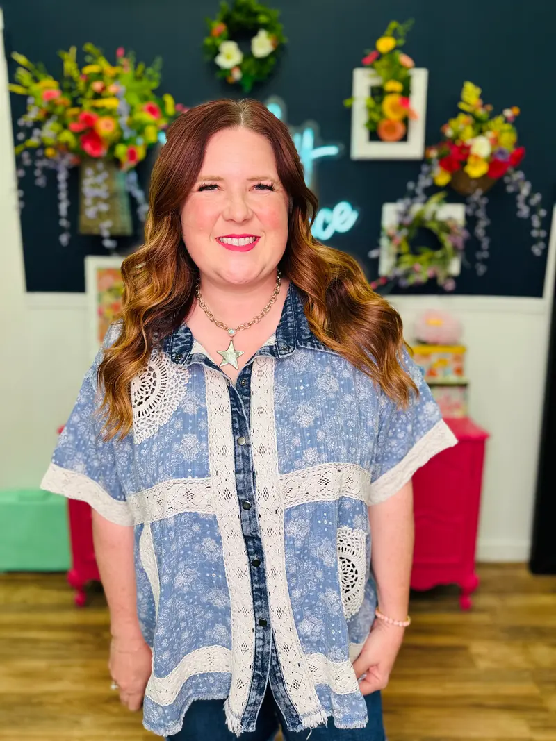 Simple Joy Button Up