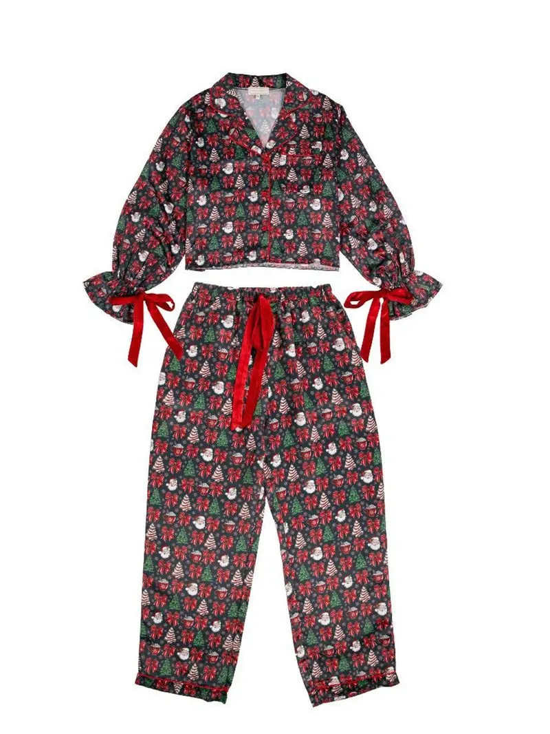 Simply Southern Bow Pajama Long Set