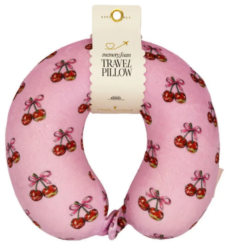 Simply Southern Travel Pillow Cherry