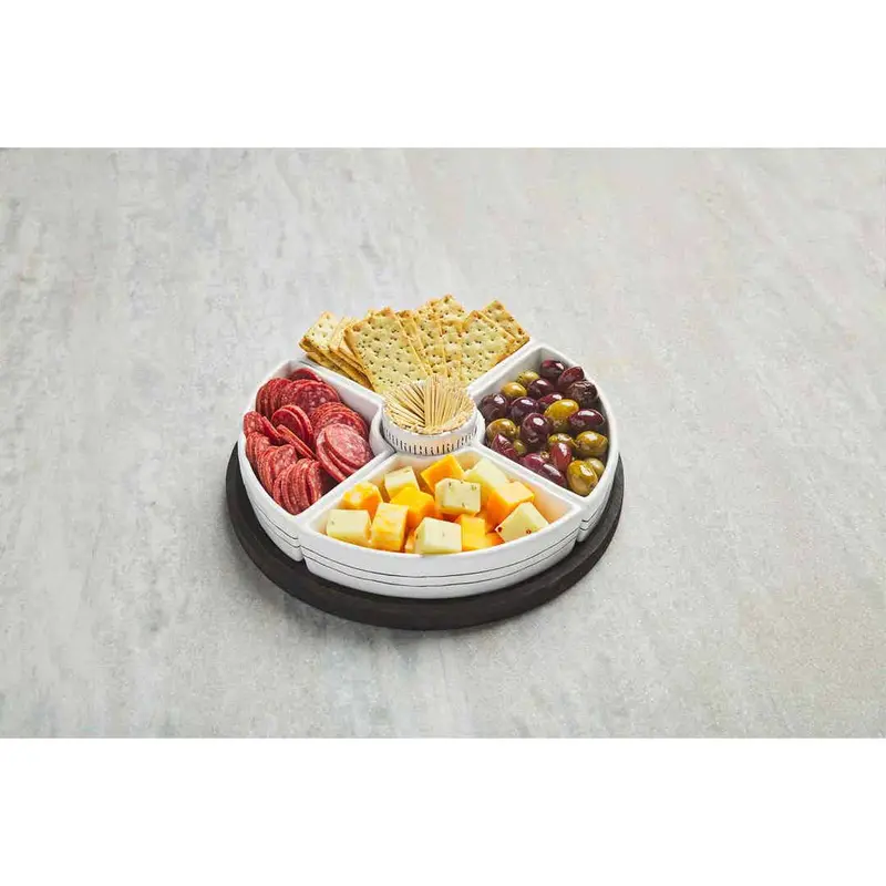 Six Piece Hors D'Oeuvres Tray