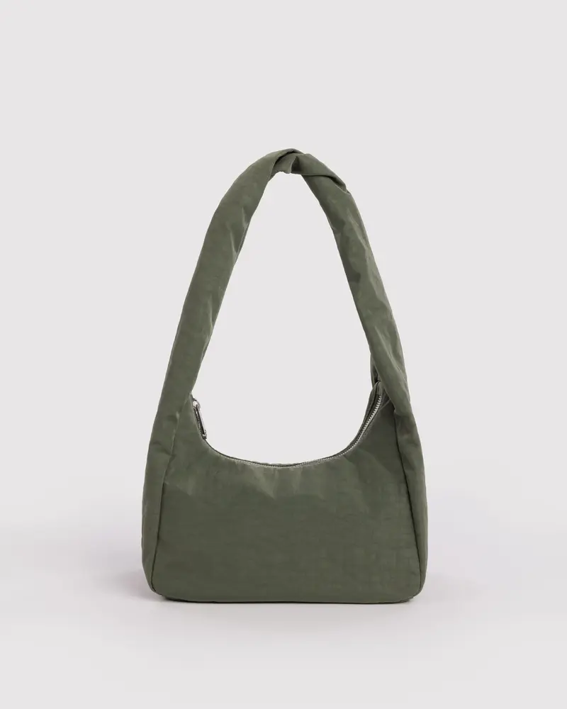 Small Nylon Meringue Bag - Caper
