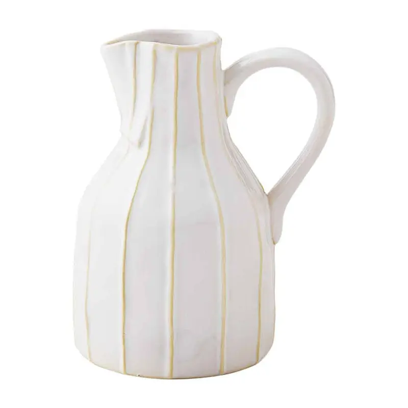 Small Stoneware Jug Bud Vase by Mud Pie