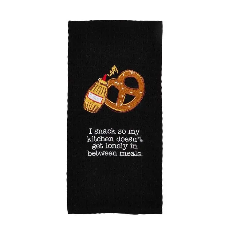 Snack Circa Waffle Towels by Mudpie