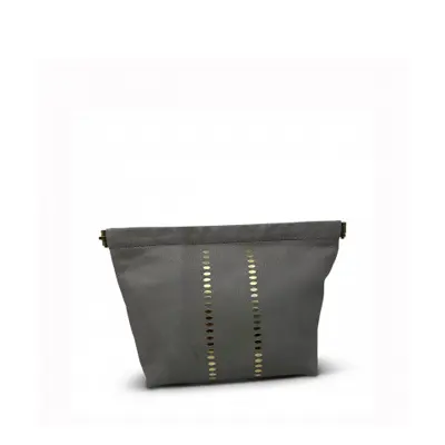 Snap Make Up Bag - Grey Stud
