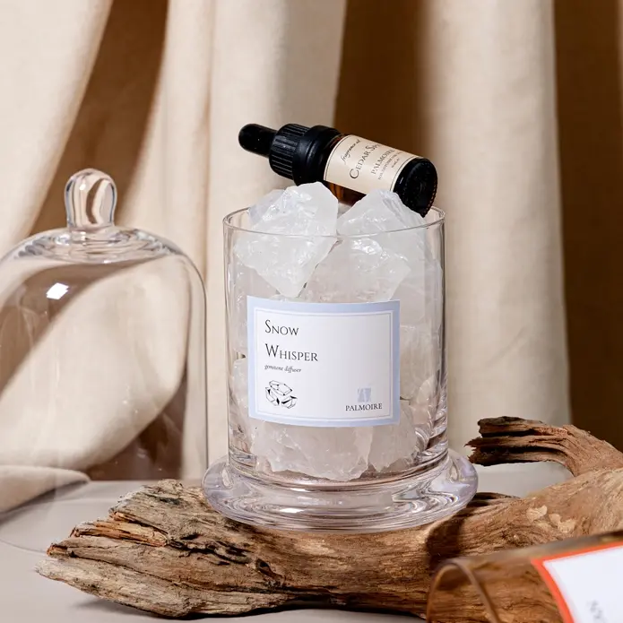 Snow Whisper Gemstone Diffuser [Lemon/Cedar/Jasmine/Amber]