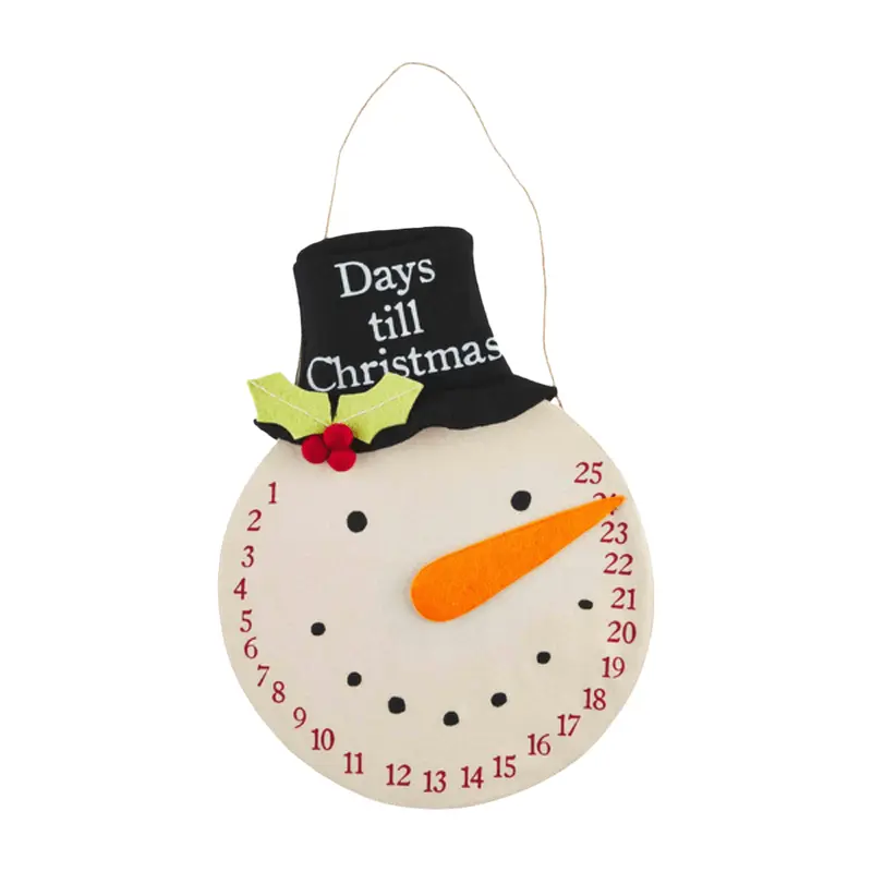Snowman Countdown Hanger by Mudpie