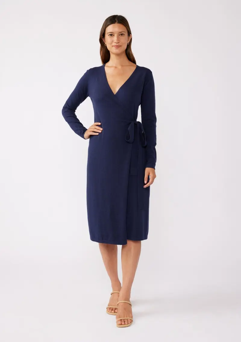 Socialite Sweater Wrap Dress