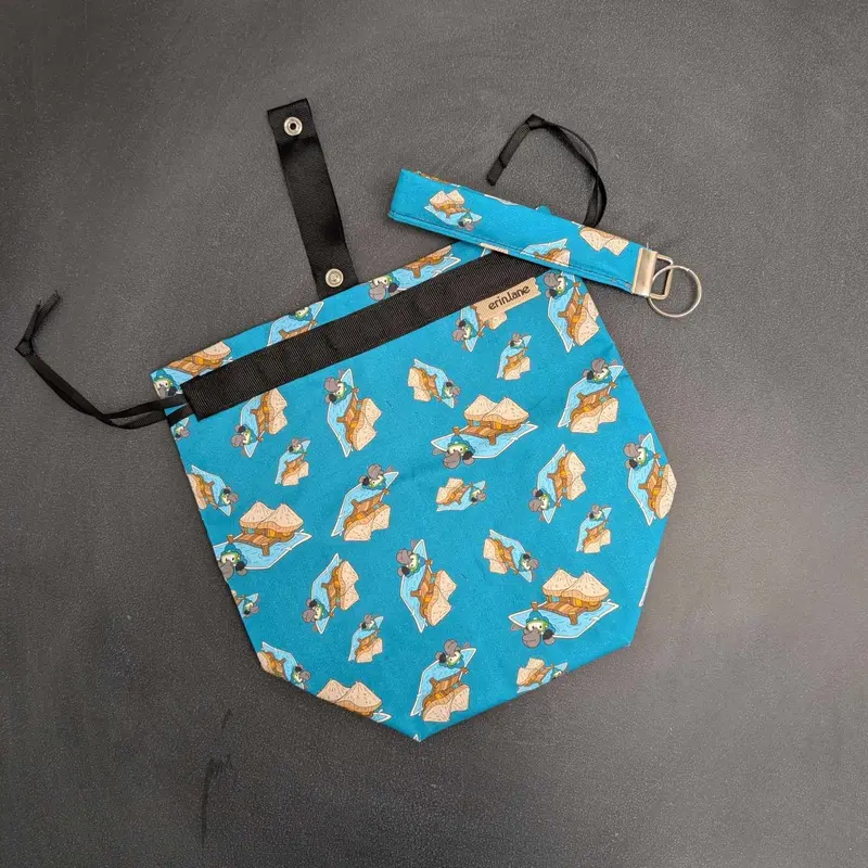 Sock Project Bag in Bora Bora Sheeple