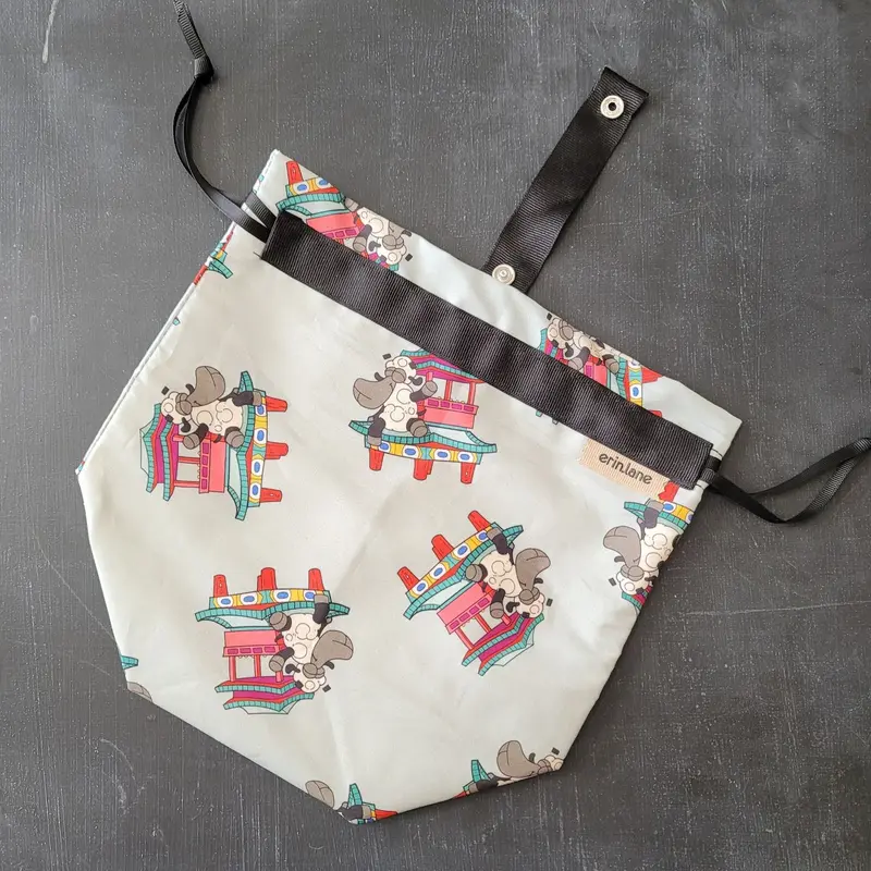 Sock Project Bag in Great Wall Sheeple