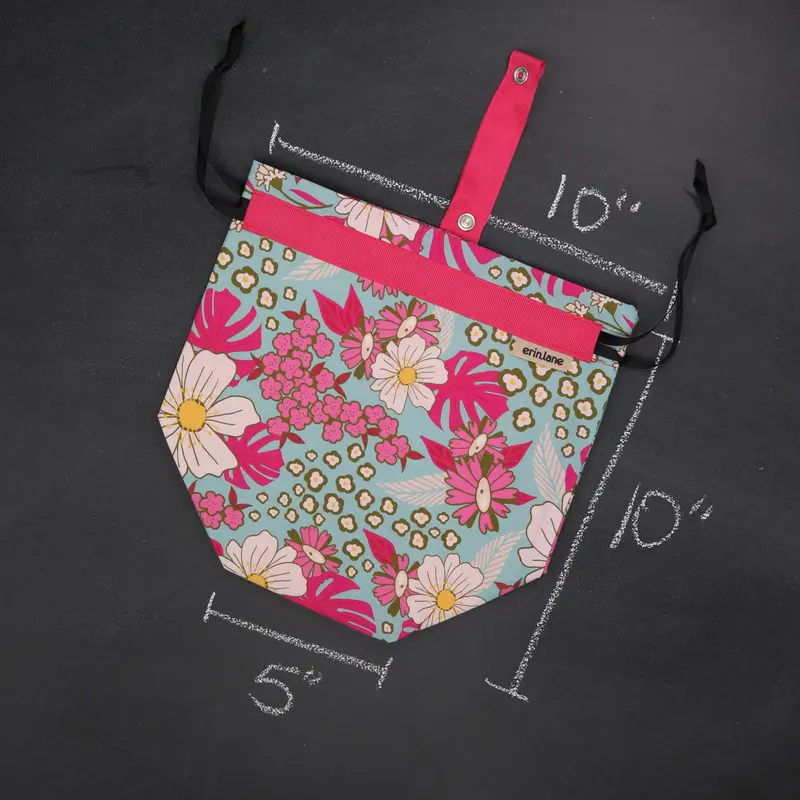Sock Project Bag in Pink Cadillac