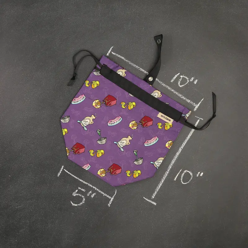 Sock Project Bag in Practically Perfect