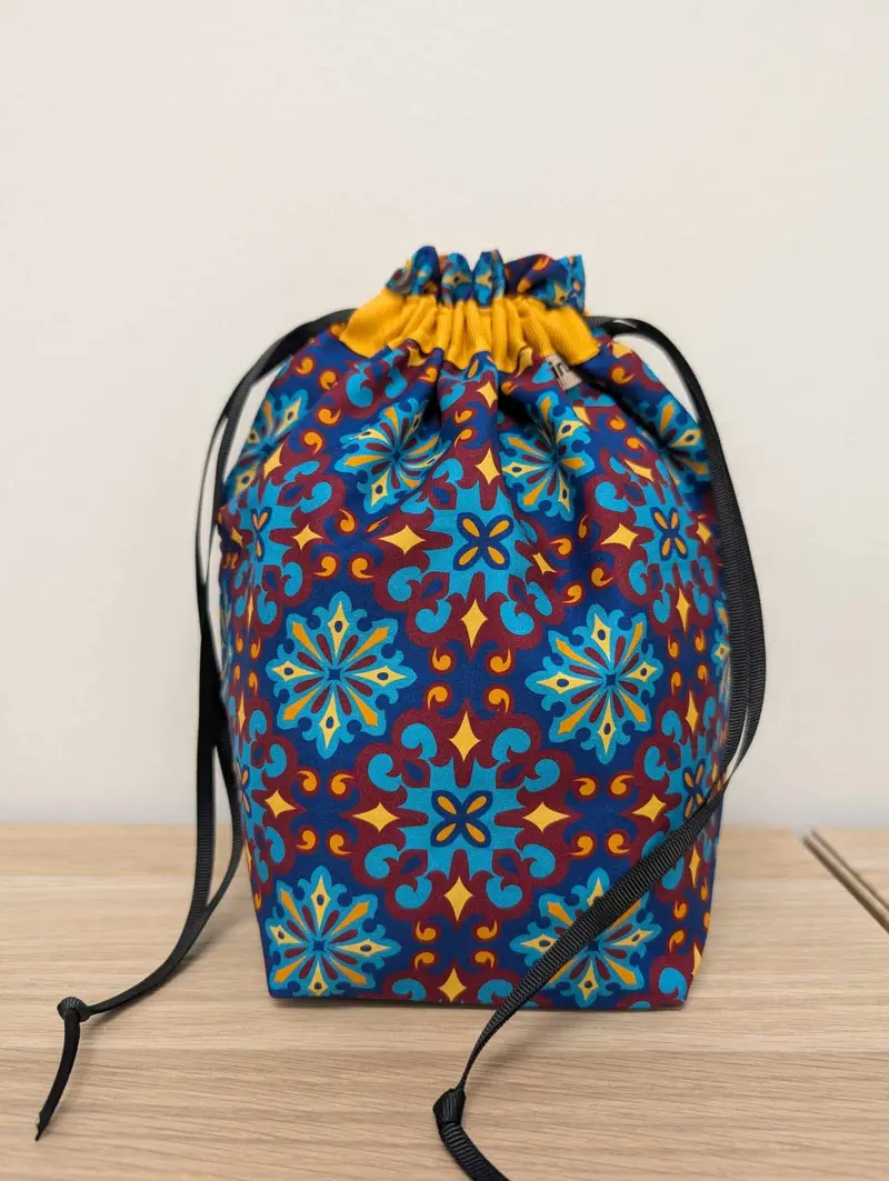 Sock Project Bag in Topkapi Palace Mosaic