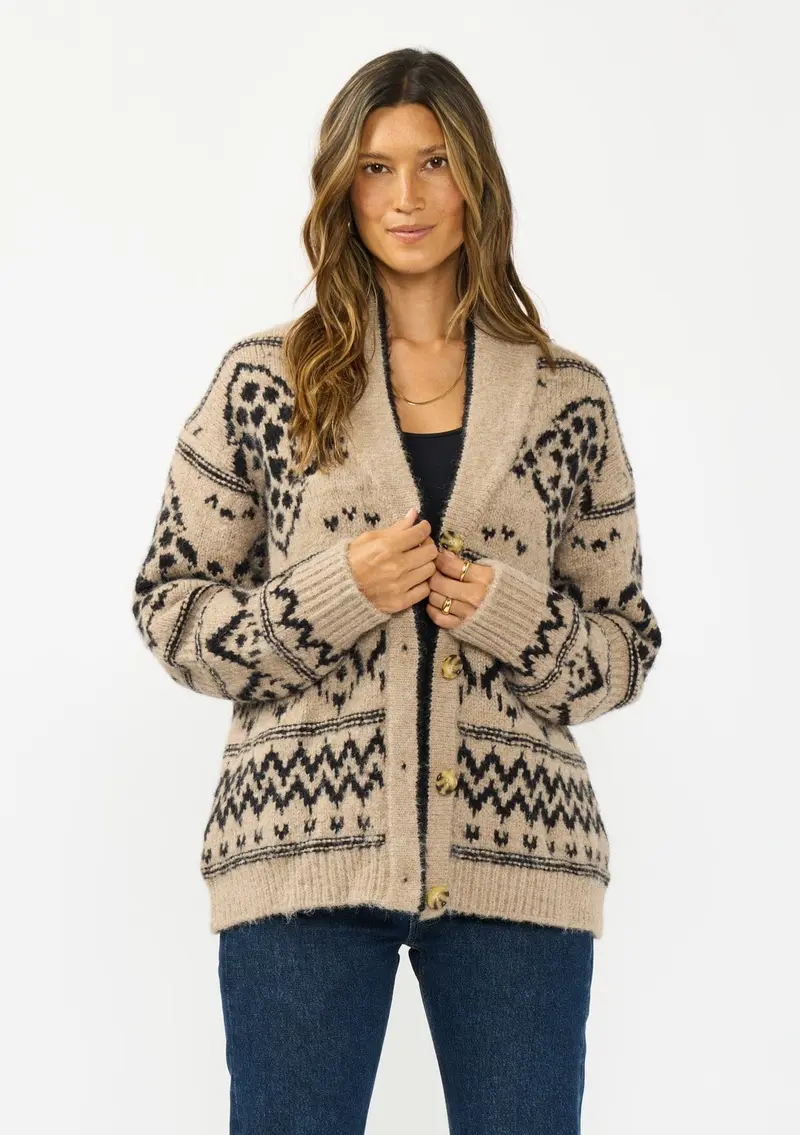 Sora Button Front Cardigan