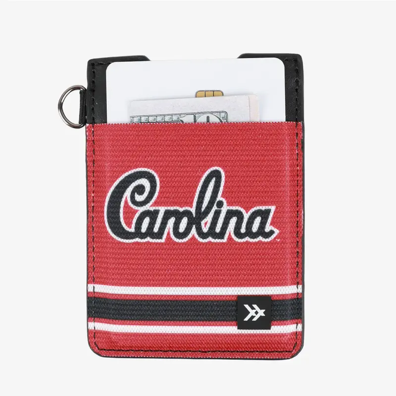 South Carolina Red - Vertical Leather Wallet