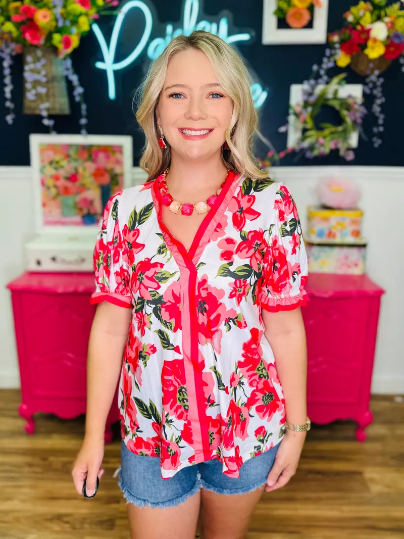Southern Petals Top