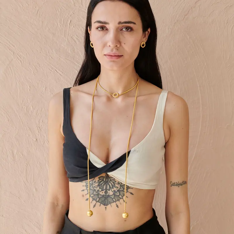 Spheria Wrap Necklace