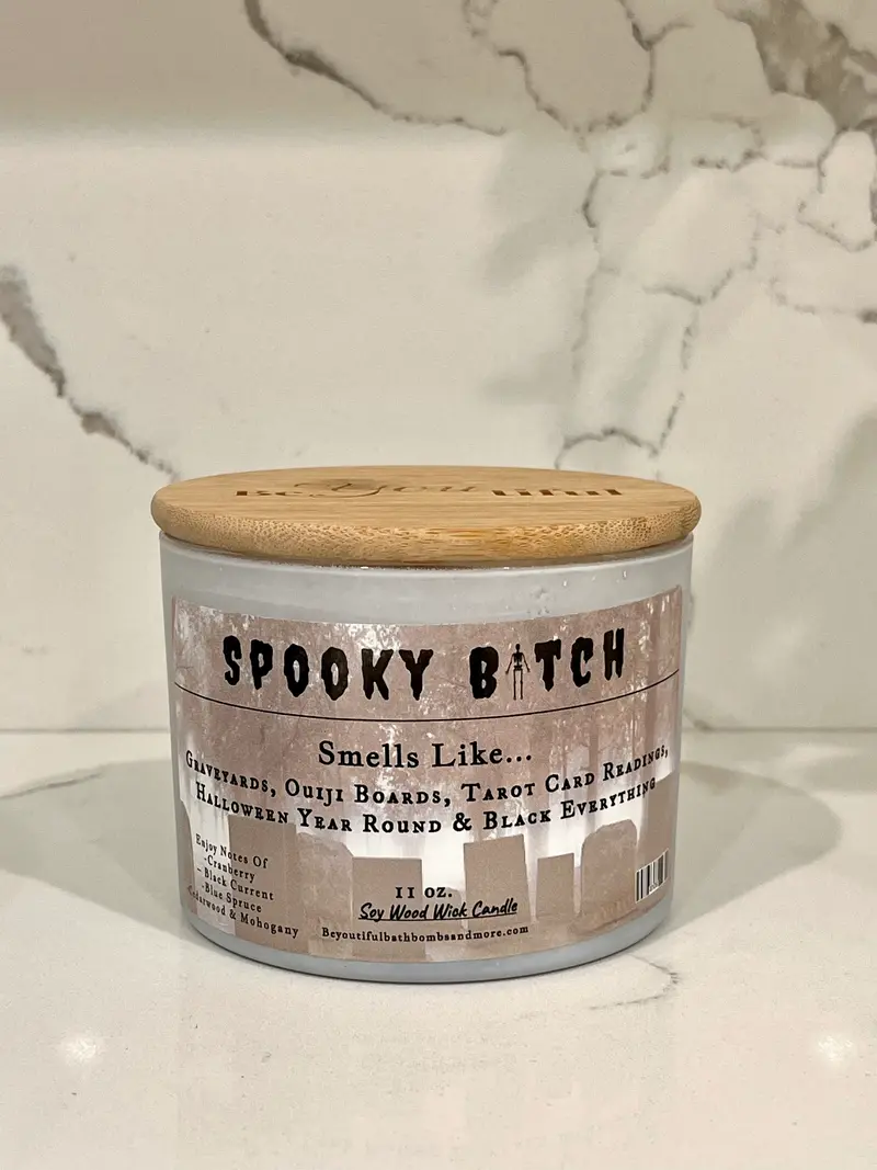 Spooky Bitch Halloween Candle