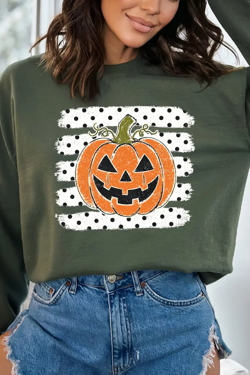 Spooky Pumpkin Pop Heavy Blend Crew Sweatshirt