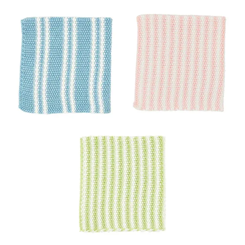 Spring Cotton Knit Kitchen Towel Set by Mud Pie