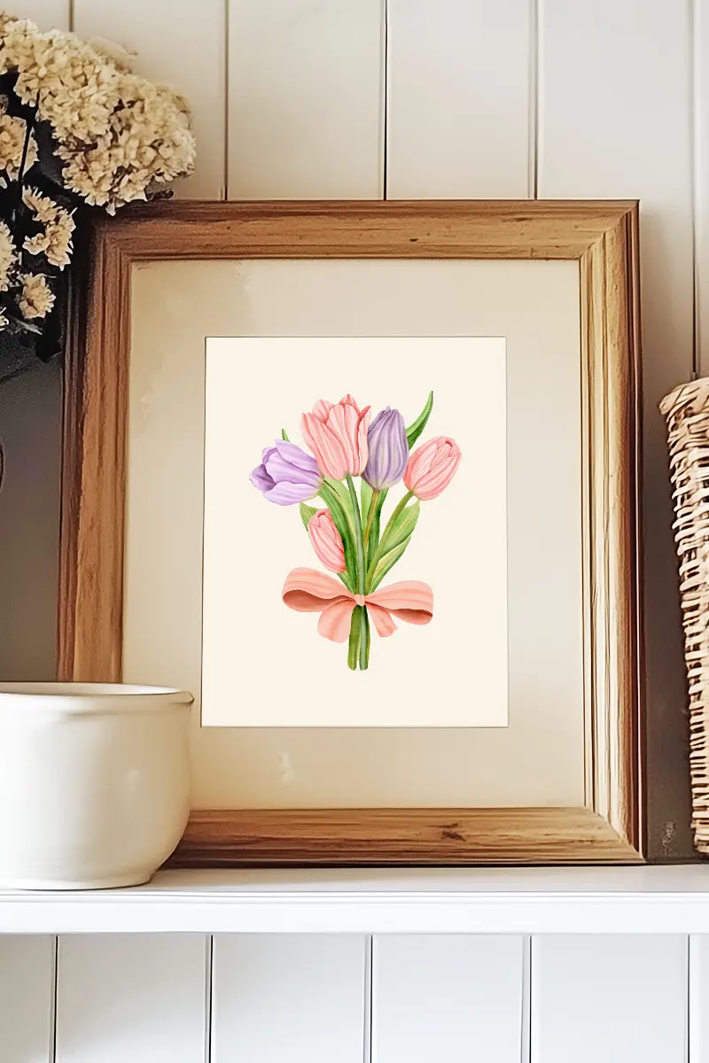 Spring Serenade Ready To Frame Canvas Print