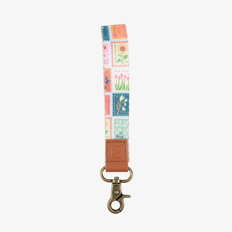 Stamps - Wristlet Keychain