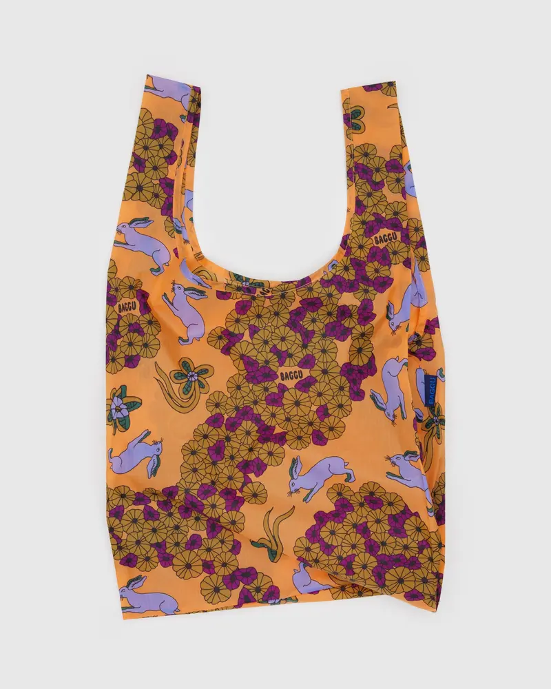 Standard Baggu Reusable Shopping Bag - Wild Rabbit