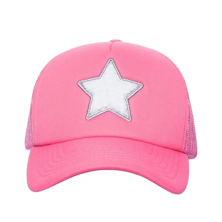 Star Fuzzy Patch Hat