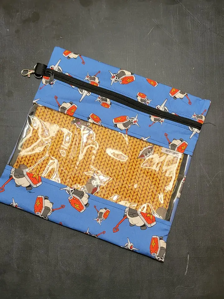 Stash Finder Project Bag in Osaka Sheeple