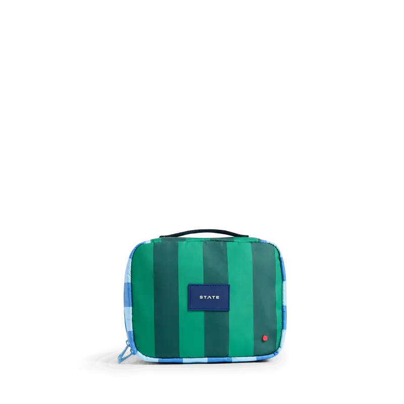 STATE Bags Striped Bensen Toiletry Kit