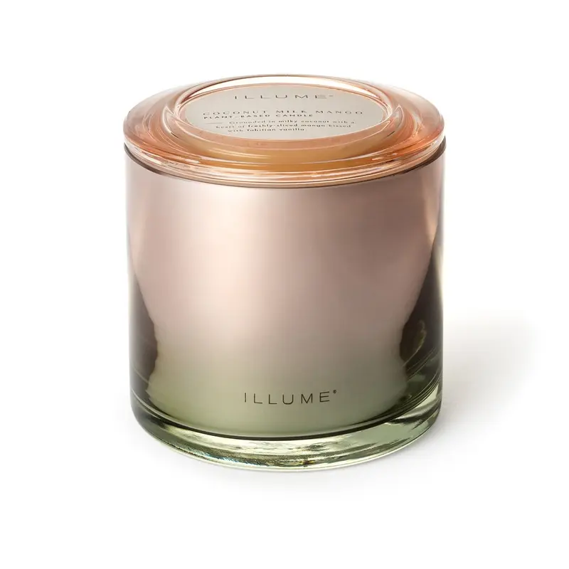 Statement Glass Triple Wick Candle - Coconut Milk Mango
