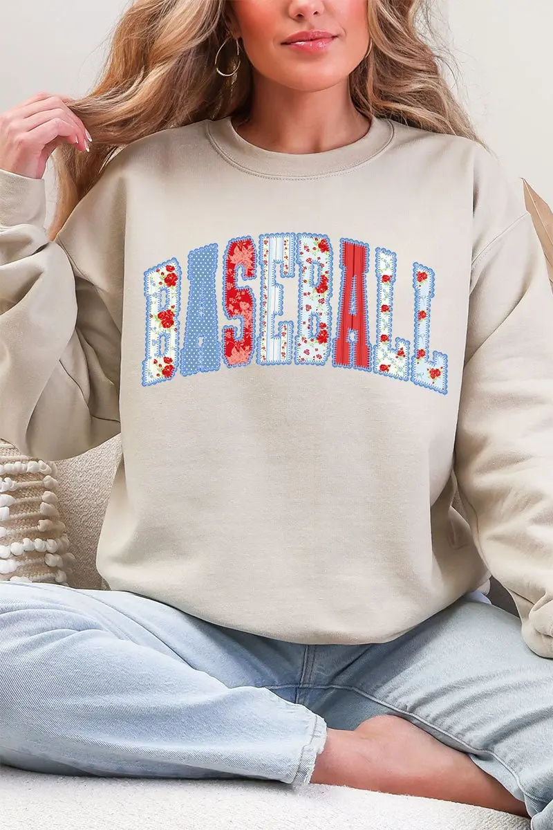 Stitched In Tradition Baseball Heavy Blend Crew Sweatshirt