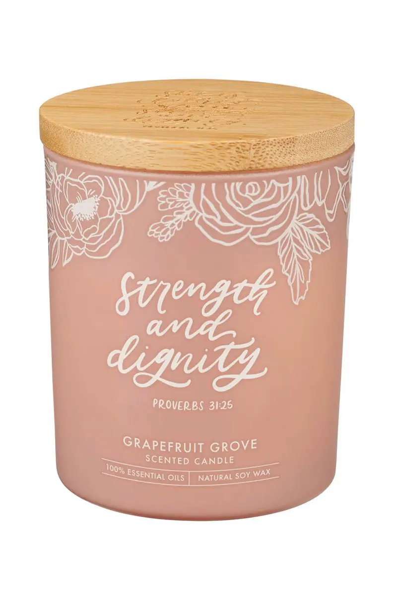 Strength and Dignity Grapefruit Grove Scented Candle
